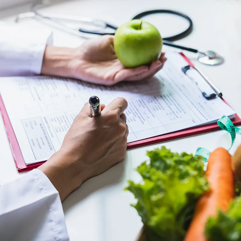 ambulatorio di dietologia all’interno del polo medico delle Terme Santa Lucia Tolentino